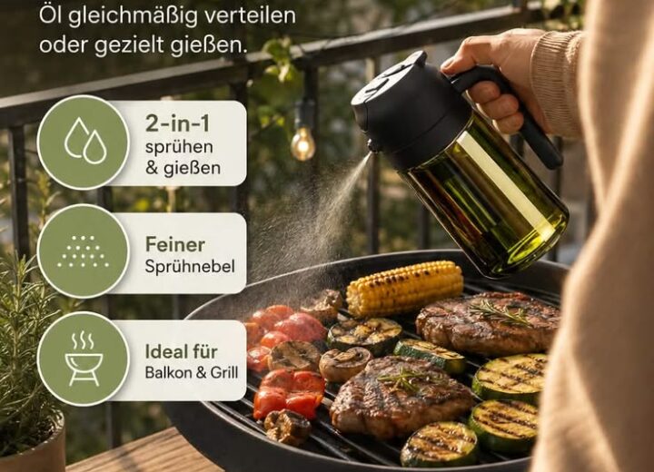 2-in-1 Ölsprüher und Ölspender
